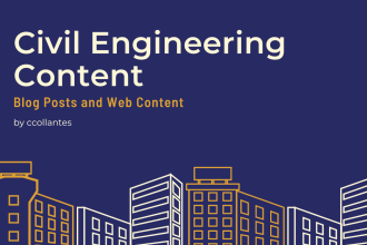 write blog posts about civil engineering