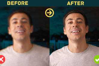 fix blurry photos, upscale and enhance high resolution of photos