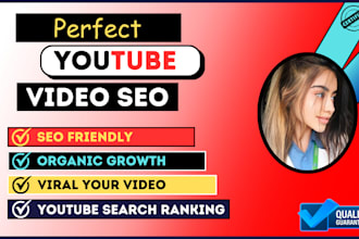 do youtube channel SEO and video optimization for top ranking on search result