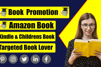 promote and advertise your amazon kindle book or ebook