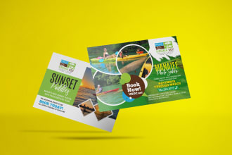 design an awesome postcard or eddm postcard