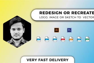 design  redesign or recreate your logo and icon
