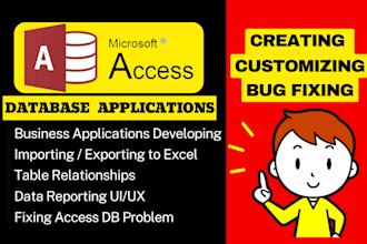 build and edit database application in microsoft access