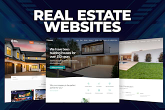 create modern real estate investor realtor agent wordpress website