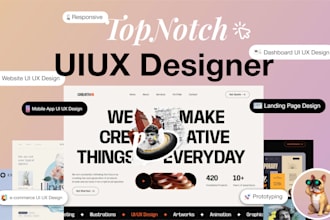 do website ui ux design, dashboard ui, mobile app ui ux design, ui ux design