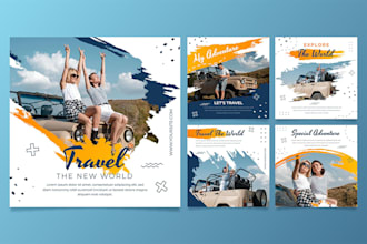 create an amazing social media design, insta post, fb ads