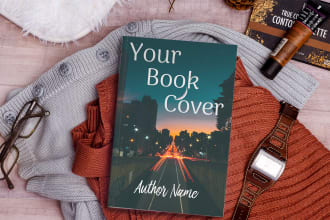 do book ebook amazon KDP cover 3d mockup