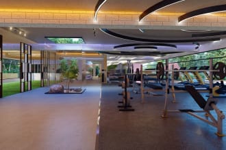 design and 3d render your commercial gym, fitness center