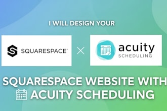 design your squarespace website with acuity scheduling