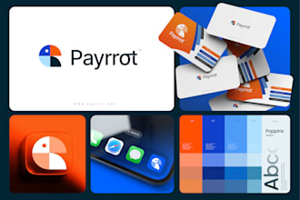 do business logo design and branding kit or brand identity guidelines