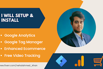 setup and install google analytics GTM and enhanced ecommerce