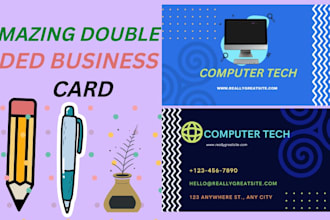 make a visiting card in lowest price and high quality foryou
