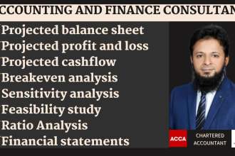 prepare financial forecast, projection and  projected financial statements