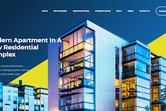 design real estate,online booking and rental website