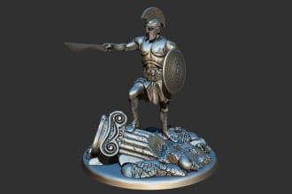 sculpt 3d printing stl file dnd fantasy miniatures character