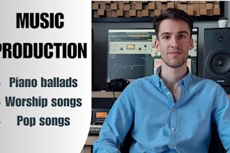 be your acoustic pop piano pop worship music producer