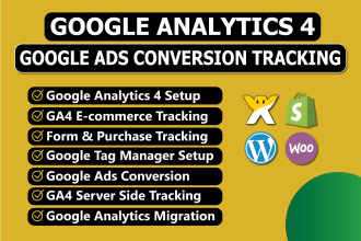 setup google ads conversion tracking, analytics 4,ga4 GTM