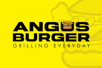design burger, pizza, cafe, sushi, bbq and fast food logo