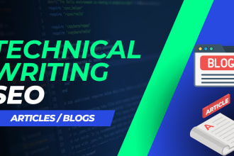 do technical SEO content writing for your blog and website