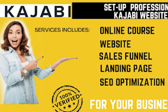 setup online course website, thinkific, teachable website, sales page, podia