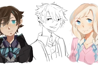 draw anything in my colorful anime style