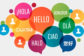 translate projects in french,english, spanish