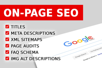 do yoast SEO optimization with titles, meta description, img alt, faq, and more