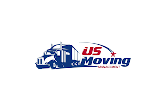do transport logistic and trucking moving logo