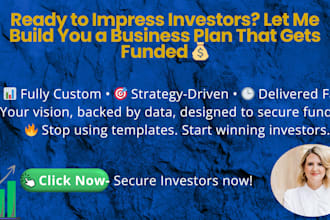 create a business plan for startups to get bank and loan approval