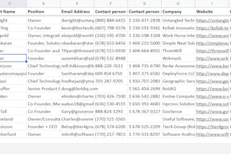 build a cold calling list
