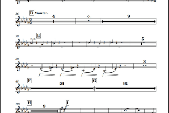 transcribe parts from a score