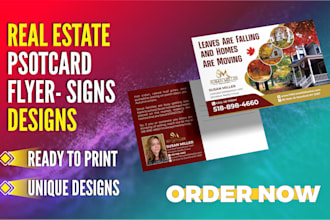 custom design eddm, postcard, leaflet, flyer, handout, canva