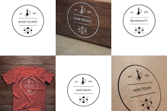 make an awesome vintage retro logo design