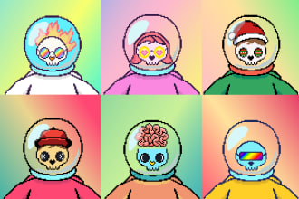 make custom nft pixel art for your nft collection