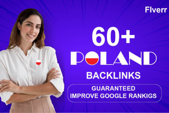 create 60 poland high authority seo link building polish dr backlinks