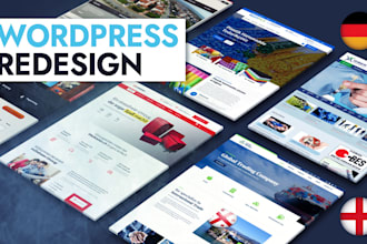 redesign your wordpress website