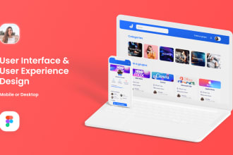 do UI UX design for your web design or mobile app design