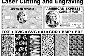 dxf file for laser engraving, laser cutting