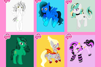 draw you, your ocs, or anybody else in my little pony style