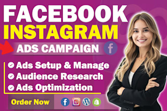 be your facebook and instagram ads expert for leads sales and ecommerce business