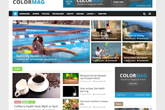 design modern wordpress website design