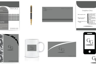 design modern business cards,invoice,letterhead and stationery