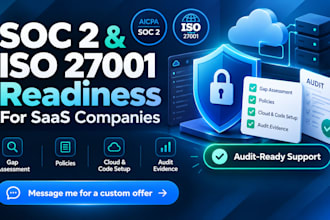 consult you on soc 2 and iso 27001