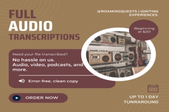 quickly transcribe audio, podcasts, videos, and other media, transcription