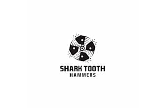 design powerful high quality shark tooth logo for you