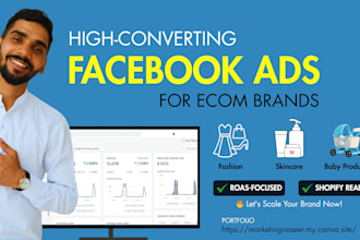 run and manage high converting facebook ads for your ecommerce brand