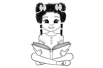 do african american coloring book pages black and white illustrations