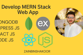 do mern stack website as mern stack developer nodejs reactjs
