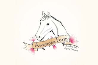 do excellent smart modern horse farm logo fast delivery