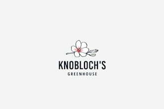 do popular classic original knoblochs greenhouse logo for you